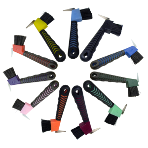 Hoof Pick - Gripper with brush