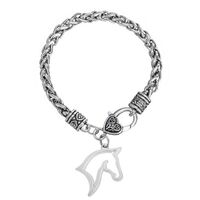 Horse Head Charm Bracelet