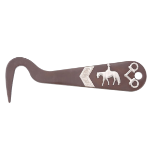 Tough1 Antique Brown Hoof Pick - Pleasure Horse & Bit